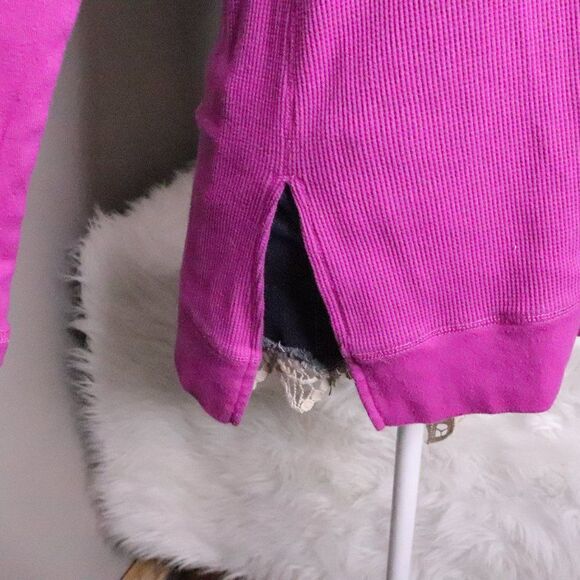 Calvin Klein | Waffle Knit Cowl Neck Tunic Top Small - Picture 4 of 8